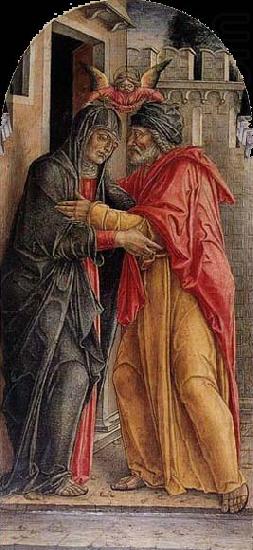 The Meeting of Anne and Joachim, Bartolomeo Vivarini